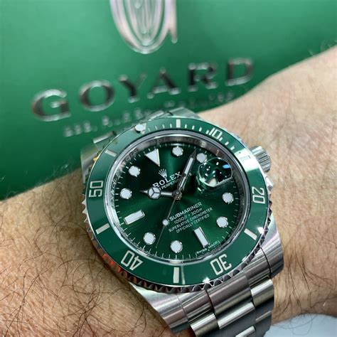 green submariner rolex price.